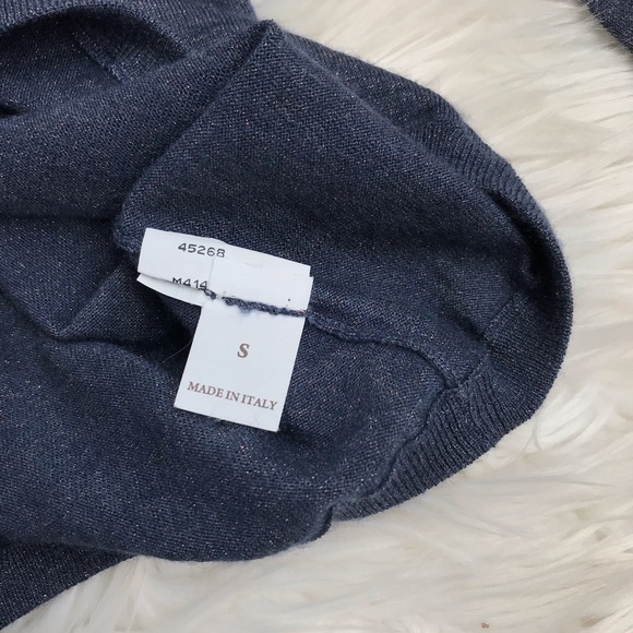 Bruno Cucinelli Cashmere Crewneck Slim Fit Sweater - Picture 4 of 5